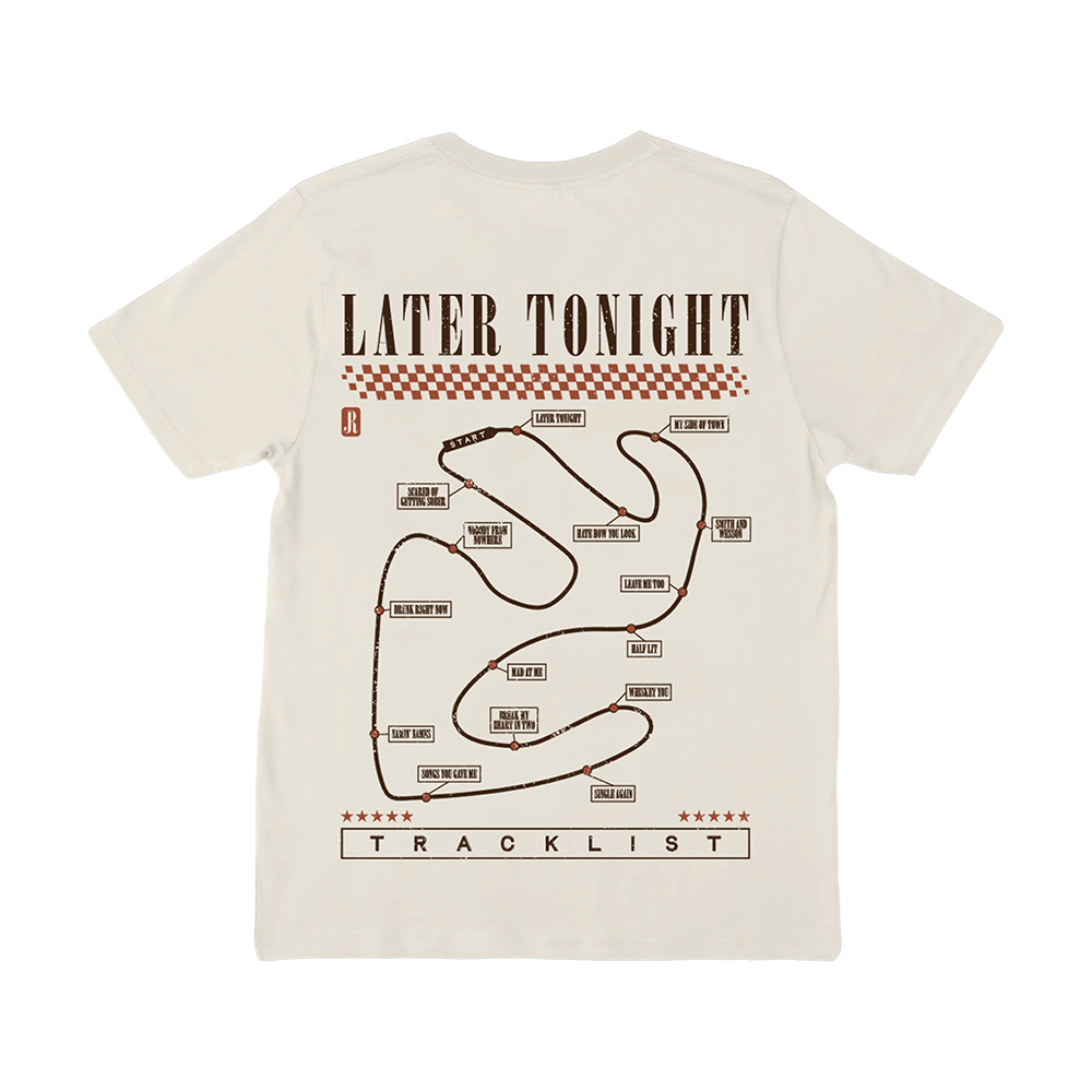 Later Tonight Album Tracklist Tee