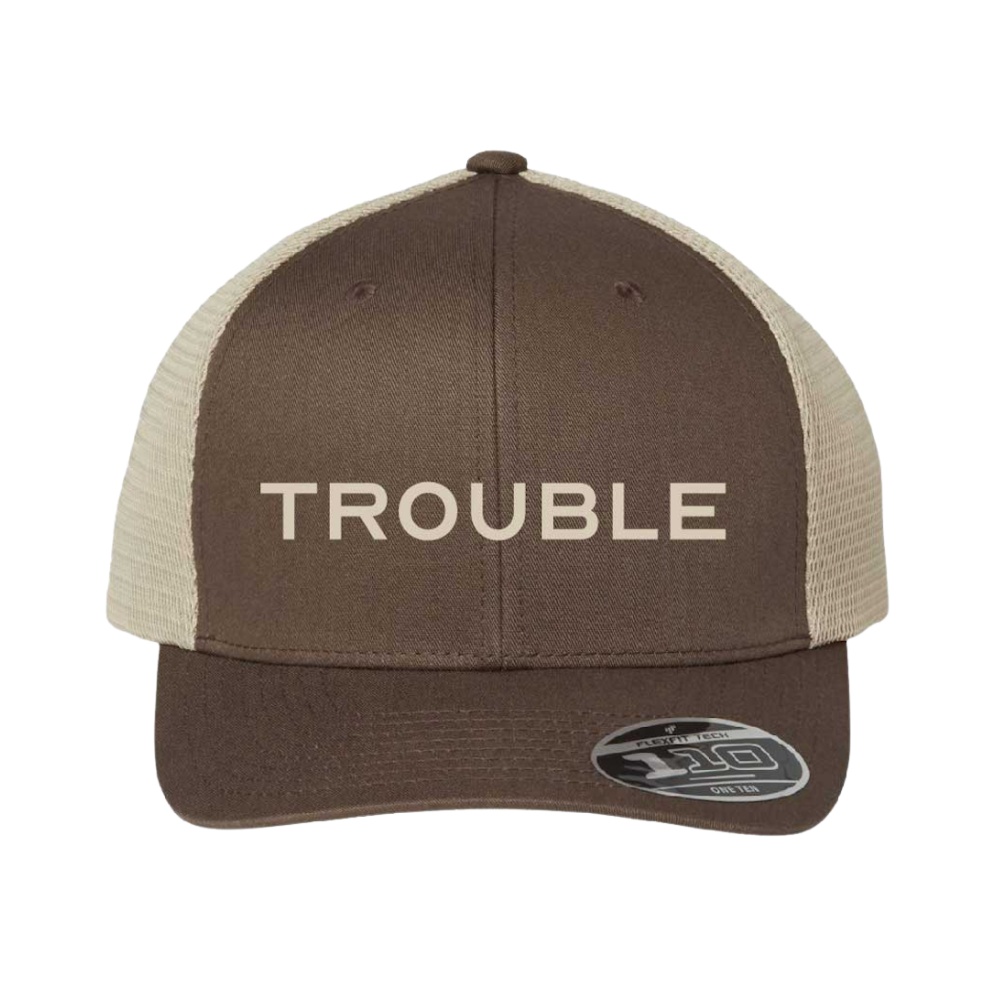 Trouble Khaki Hat Front